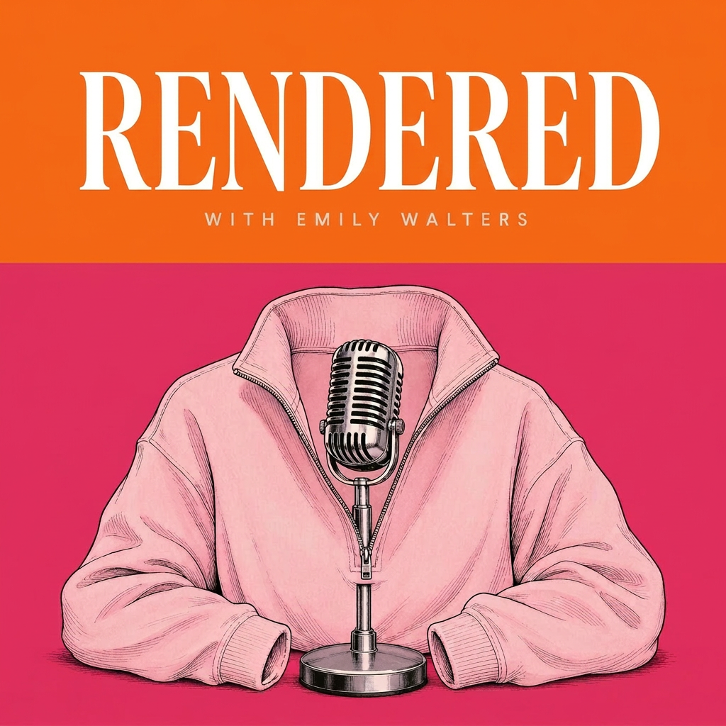 Rendered podcast cover art